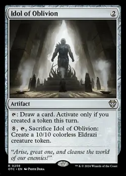 MTG Idol of Oblivion NM-Mint Commander: Outlaws of Thunder Junction - Image 1