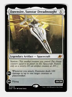 MTG: Dawnsire, Sunstar Dreadnought | Edge of Eternities 238 NM - Image 1