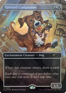 Foil - Spirited Companion (0896) (Rainbow Foil) - 896 / NM / English MTG - Image 1