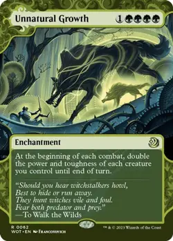 Unnatural Growth - 62 / English / Near Mint MTG - Image 1