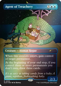 Foil - Agent of Treachery (Rainbow Foil) - 2005 / NM / English MTG - Image 1