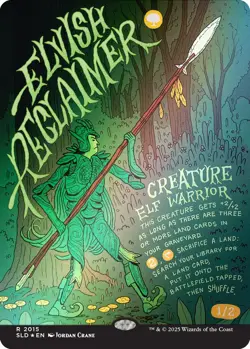 Foil - Elvish Reclaimer (Rainbow Foil) - 2015 / NM / English MTG - Image 1