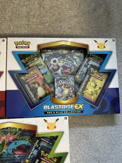 Pokemon TCG Charizard Venusaur Blastoise EX Box 20th Ann Red & Blue Generations - Image 3