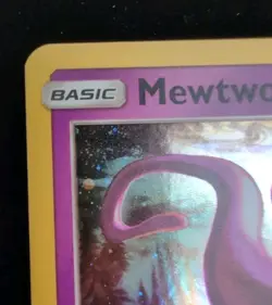 Pokemon Mewtwo SM214 Sun & Moon Cosmos Holo Black Star Promo NM - Image 2