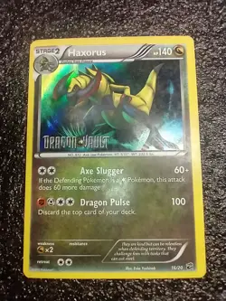 Pokemon TCG Haxorus Stamped Dragon Vault 16/20 LP/MP - Image 1