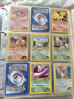 Lotto Gym Challenge Pokemon Set Semi Completo No Charizard, Misty's Gyarados - Image 3