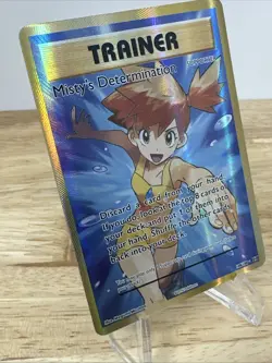 Misty's Determination 108/108 Evolutions Holo Full Art NM Pokemon 2016 - Image 2