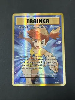 Misty's Determination 108/108 Evolutions Holo Full Art NM Pokemon 2016 - Image 4