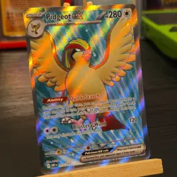 Pidgeot Ex - 217/197 - Obsidian Flames - Pokemon TCG Card Full Art Rare Holo NM - Image 2