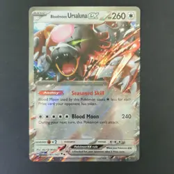 Bloodmoon Ursaluna ex 141/167 Double Rare Twilight Masquerade S&V Pokemon Card - Image 1