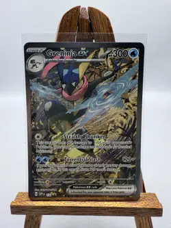 Pokemon TCG Greninja EX 132 Shrouded Fable Special Illustration Promo Card - Image 1