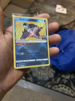 💥 Pokemon TCG Radiant Blastoise Holo Card Pokemon Go 018/078 2022 - Image 4