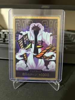 DON !! Card Caesar Clown Gold ONE PIECE CARD THE BEST vol.2 Japanese - Image 1
