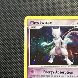 Mewtwo - 9/100 - Pokemon Majestic Dawn Holo Card LP - Image 3