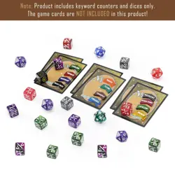 130PCS MTG Keyword Counters Tokens & MTG Life Counter Dice Set for Magic Card... - Image 5