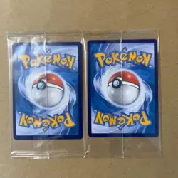 Pokemon TCG Chinese Blue's Jolteon Flareon CHR 2 Card Sealed Full Art NM - Image 2