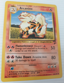 Arcanine 33/130 Base Set 2 english Pokemon Card NM - Image 1