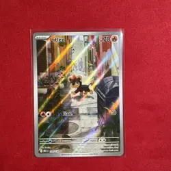 Litleo 139/132 Illustration Rare Pokemon Card Mega Evolutions - English TCG NM - Image 3