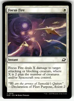 FOCUS FIRE C MAGIC THE GATHERING MTG EDGE OF ETERNITIES 18 NM - Image 1