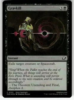 GRAVKILL C MAGIC THE GATHERING MTG EDGE OF ETERNITIES 103 FOIL NM - Image 1