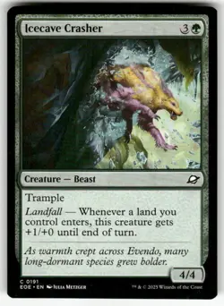 ICECAVE CRASHER C MAGIC THE GATHERING MTG EDGE OF ETERNITIES 191 NM - Image 1
