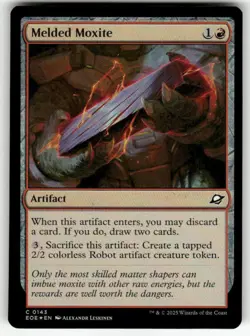 MELDED MOXITE C MAGIC THE GATHERING MTG EDGE OF ETERNITIES 143 FOIL NM - Image 1