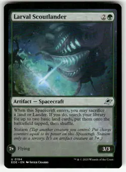 LARVAL SCOUTLANDER U MAGIC THE GATHERING MTG EDGE OF ETERNITIES 194 NM - Image 1