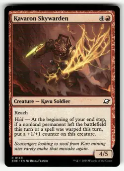 KAVARON SKYWARDEN C MAGIC THE GATHERING MTG EDGE OF ETERNITIES 140 NM - Image 1