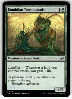 EUMIDIAN TERRABOTANIST U MAGIC THE GATHERING MTG EDGE OF ETERNITIES 180 NM - Image 1