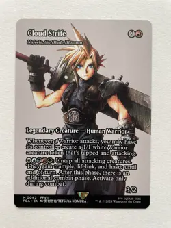 MTG Cloud Strife - Najeela, the Blade-Blossom SHOWCASE 0042 FCA - Image 1