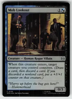 Mob Lookout Foil U Marvel's Spider-Man 136 MTG - Image 1