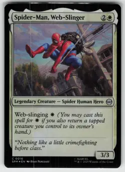 Spider-Man, Web-Slinger Foil C Marvel's Spider-Man 16 MTG - Image 1