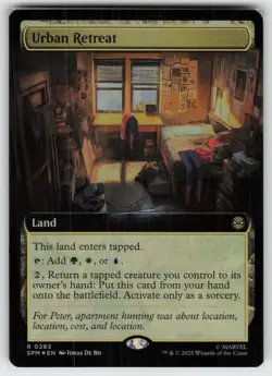Urban Retreat (Extended Art) Foil R Marvel's Spider-Man 283 MTG - Image 1