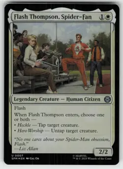 Flash Thompson, Spider-Fan Foil U Marvel's Spider-Man 7 MTG - Image 1
