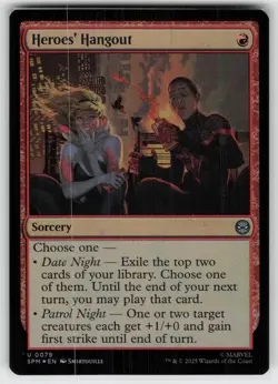 Heroes' Hangout Foil U Marvel's Spider-Man 79 MTG - Image 1