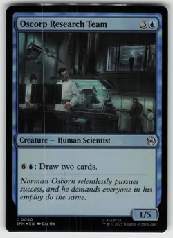 Oscorp Research Team Foil C Marvel's Spider-Man 40 MTG - Image 1