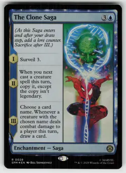 The Clone Saga Foil R Marvel's Spider-Man 28 MTG - Image 1