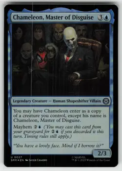 Chameleon, Master of Disguise Foil U Marvel's Spider-Man 27 MTG - Image 1
