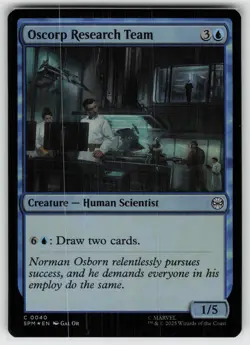Oscorp Research Team Foil C Marvel's Spider-Man 40 MTG - Image 1