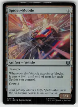 Spider-Mobile Foil U Marvel's Spider-Man 174 MTG - Image 1