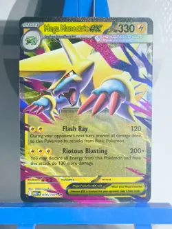 Mega Manectric EX ME01: Mega Evolution 050/132 Double Rare - Pokemon TCG - Image 3