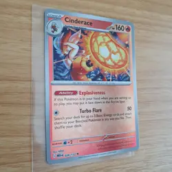 Pokemon TCG | Cinderace Reverse Holo Rare 028/132 | Mega Evolutions English - Image 2