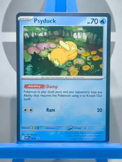 Psyduck Cosmos Holo MEP007 Black Star Promo Mega Evolution Pokemon TCG - Image 3
