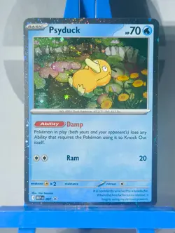 Psyduck Cosmos Holo MEP007 Black Star Promo Mega Evolution Pokemon TCG - Image 5