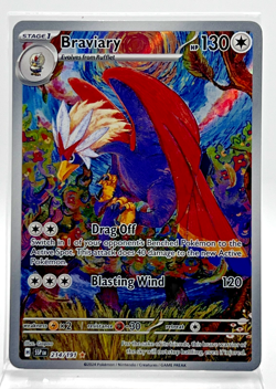 Braviary 214/191 Surging Sparks 2024 Pokemon Card Illustration Rare - Image 1