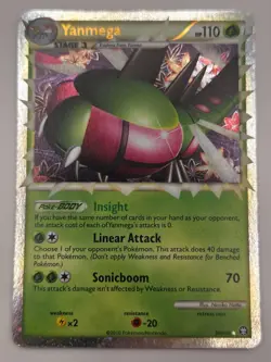Yanmega Prime 98/102 Holo Pokemon TCG Heartgold Soulsilver Triumphant Card MP - Image 1