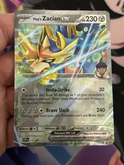 Pokemon Hop's Zacian Ex Promo Card Plus Large Promo Card 193 - Image 1