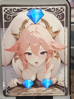 Yae Miko Pond Of Squirting Card Anime Goddess Story Waifu SP SP-22 - Image 1