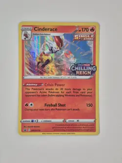 Cinderace - (Prerelease) SWSH112 SWSH: Sword & Shield Promo Cards Holo - Image 1