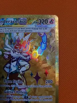 Cinderace EX 163 Holo Promo Card Scarlet & Violet - Image 3